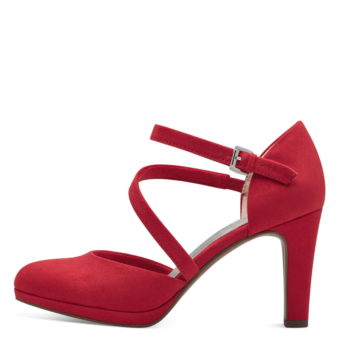 Marco Tozzi apavi, sarkanas sieviešu augstpapēžu kurpes