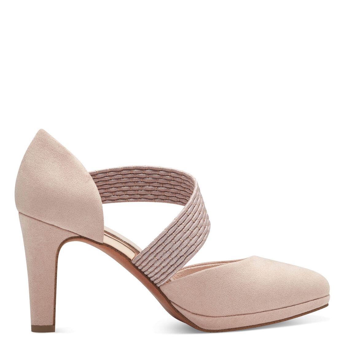 Marco Tozzi sieviešu apavi, pudera rozā augstpapēžu kurpes