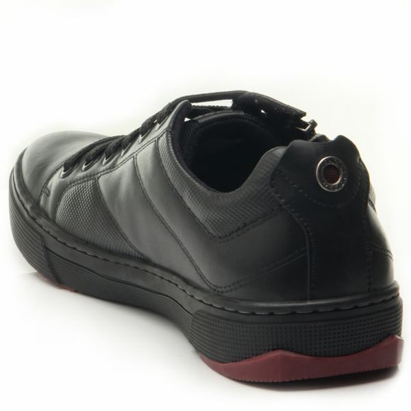 Pegada ādas apavi, melnas vīriešu kurpes