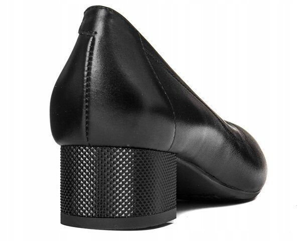 Bio Eco dabīgās ādas apavi, melnas sieviešu kurpes/laiviņas