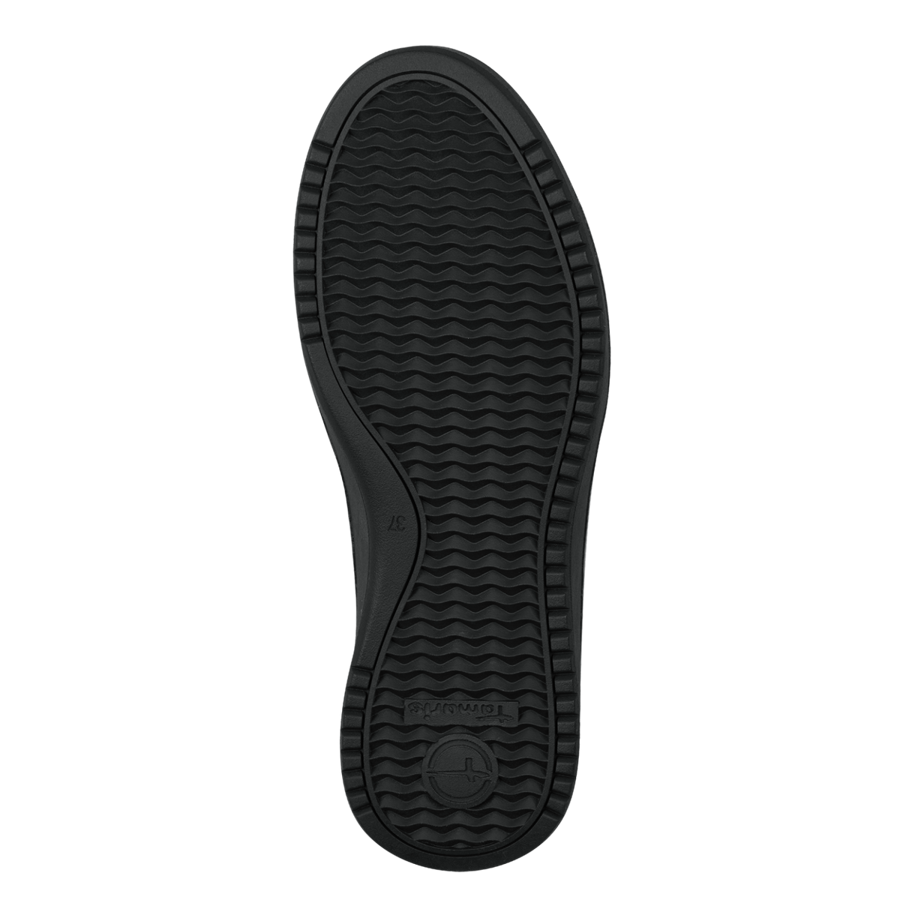 Tamaris dabīgās ādas apavi, melnas sieviešu botes