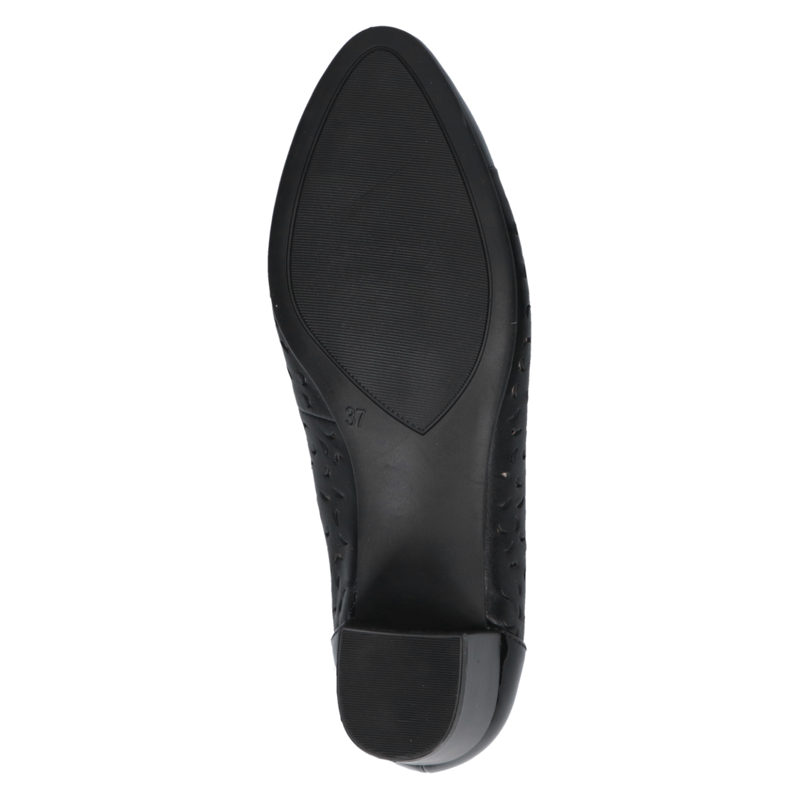 Caprice dabīgās ādas apavi, melnas sieviešu kurpes/laiviņas