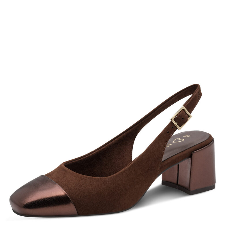 Marco Tozzi apavi, brūnas sieviešu augstpapēžu kurpes