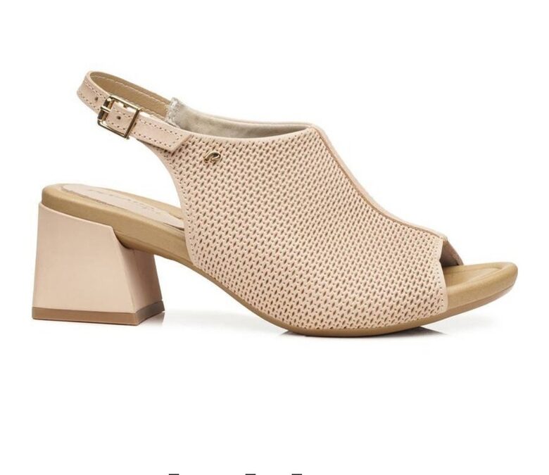 Pegada dabīgās ādas apavi, bēšas sieviešu vasaras kurpes