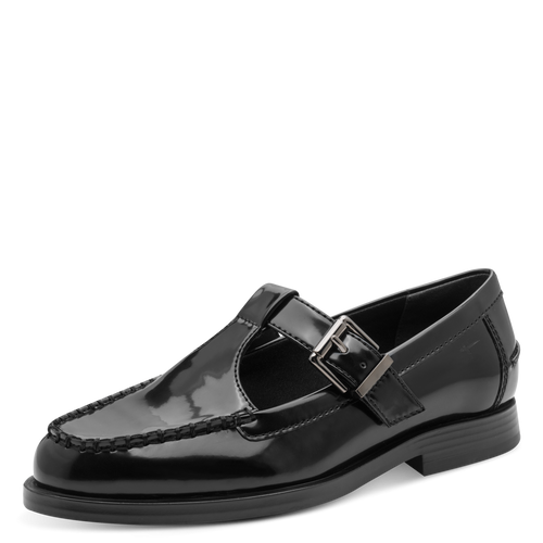 Tamaris apavi, melnas sieviešu zempapēžu kurpes