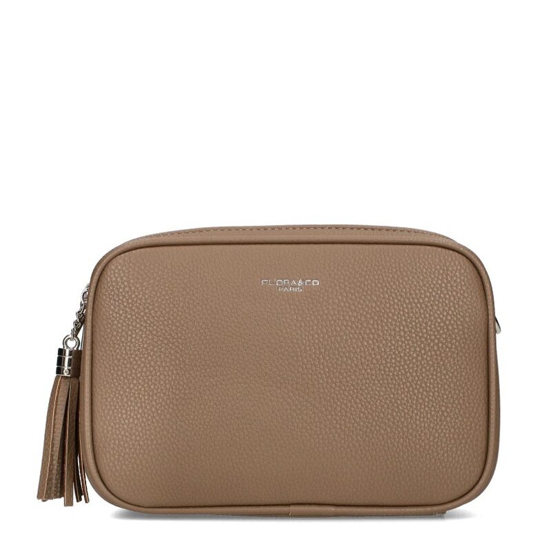 Flora&Co tumši bēša sieviešu pleca soma