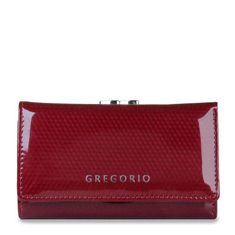 Gregorio sieviešu bordo dabīgās ādas maks