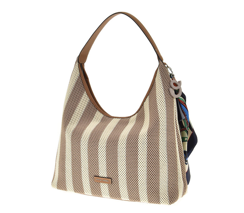 David Jones bēša ar brūnu sieviešu soma