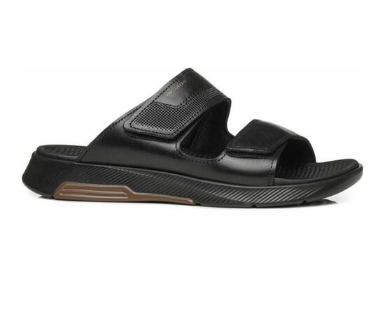 Pegada dabīgās ādas apavi, melnas vīriešu iešļūcenes