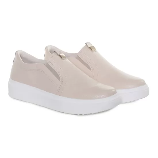 Pegada dabīgās ādas apavi, bēšas sieviešu kurpes