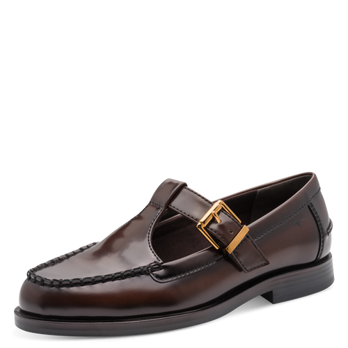 Tamaris apavi, brūnas sieviešu zempapēžu kurpes