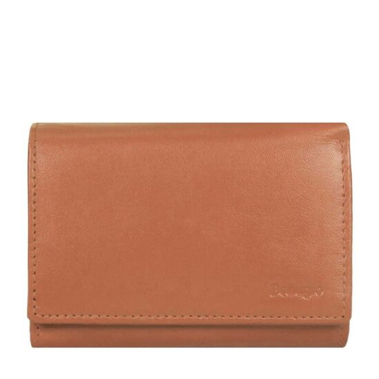 Bellugio sieviešu gaiši brūns dabīgās ādas maks