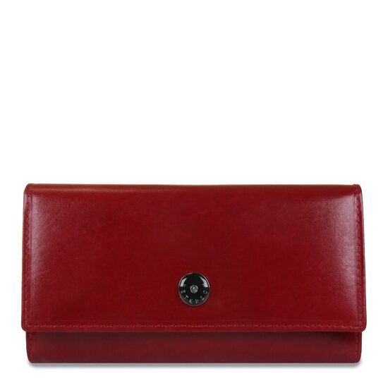 Peterson sieviešu tumši sarkans dabīgās ādas maks