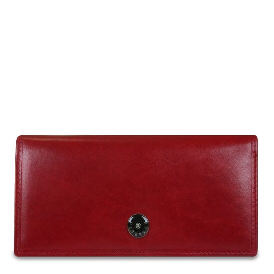 Peterson sieviešu sarkans dabīgās ādas maks