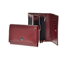 Peterson bordo dabīgās ādas maks