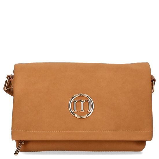 Monnari brūna sieviešu crossbody, pleca soma