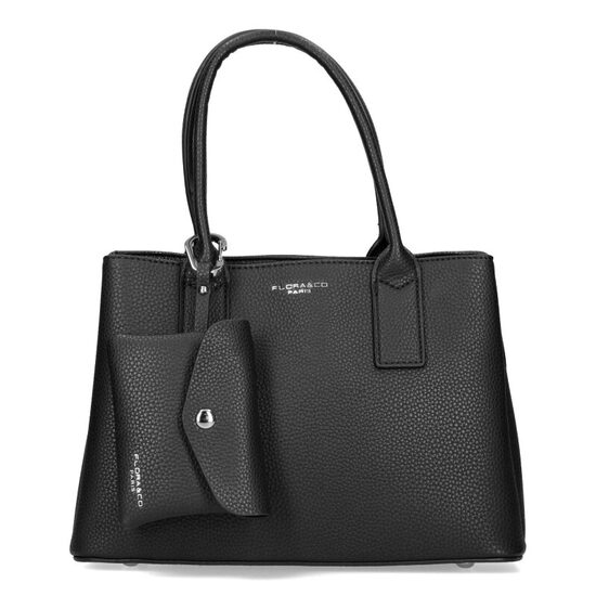 Flora&Co melna sieviešu soma