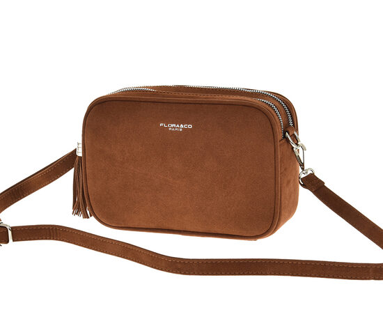 Flora&Co brūna sieviešu pleca soma