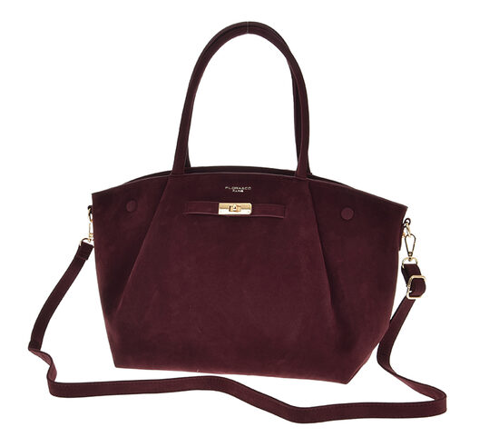 Flora&Co bordo sieviešu zamša soma